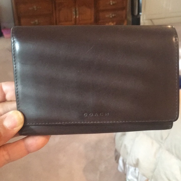 Coach Wallet (authentic) vintage/brown leather - Picture 3 of 8